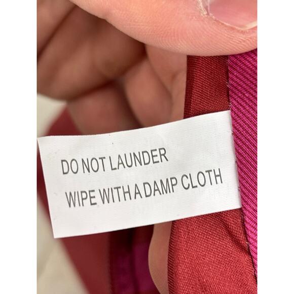 Joy Mangano Women’s Red Leather Large Tote Bag Purse Laptop Weekender NEW - Picture 6 of 9